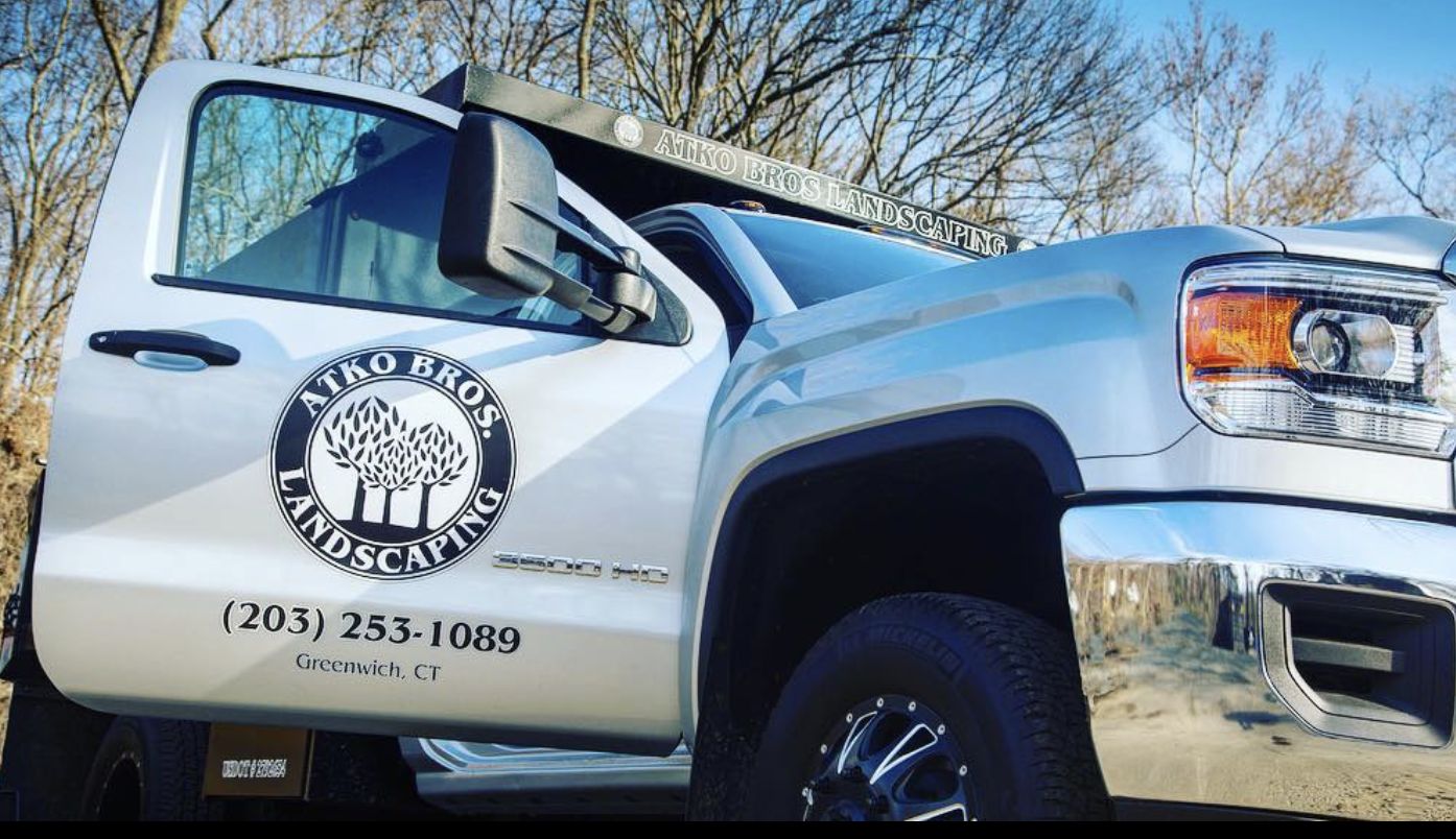 Atko Bros Landscaping truck
